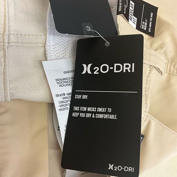 Hurley Boys' H20-Dri Walk Shorts, Rattan, 20 Quick Dry Technology Brand New - Picture 13 of 16